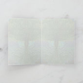 天使の翼を持つ木のグラフィックアーツカード カード (内部)