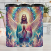 天使の翼を持つ祈イエス タンブラー