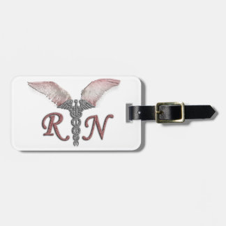 天使の翼を持つRNの公認看護師 ラゲッジタグ