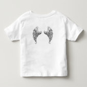 天使の翼2 トドラーTシャツ (裏面)
