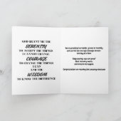 天使の翼 - オーダーメイドの禁酒カード カード (内部)