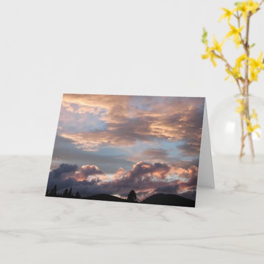 天使の翼 カード (黄色い花)