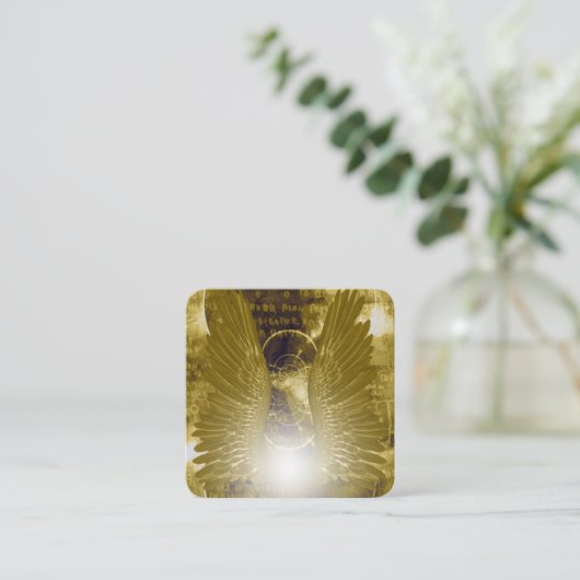 天使の翼 スクエア名刺 (スタンド正面)