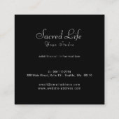 天使の翼 スクエア名刺 (裏面)