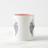天使の翼 ツートーンマグカップ (中央)