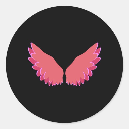 天使の翼 ラウンドシール (正面)