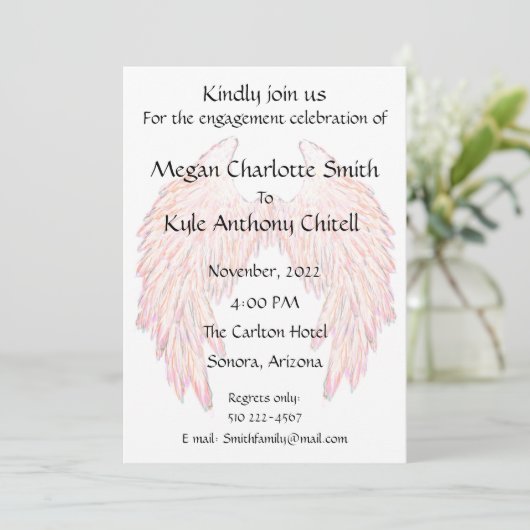 天使の翼 招待状 (スタンド正面)