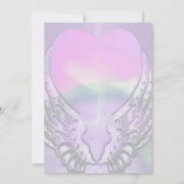 天使の翼 招待状 (裏面)