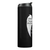 天使の翼　黒と白 タンブラー (回転左)