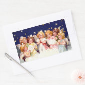 天使の聖歌隊 長方形シール (封筒)