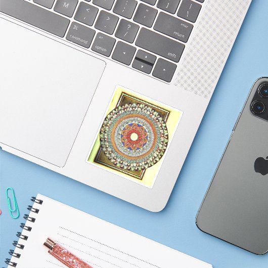 天使の聖歌集（ヒルデガード・フォン・ビンゲン） シール (ノートパソコンとiPhone)