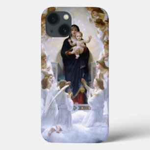 天使の聖母 ウィリアム・アドルフ・ブグロー作 iPhone 13ケース