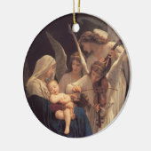 天使の聖降誕祭の飾り歌 セラミックオーナメント (左)