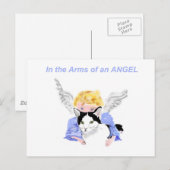 天使の腕に ポストカード (正面/裏面)
