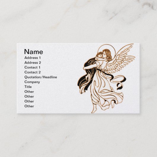 天使の腕の子 名刺 (正面)