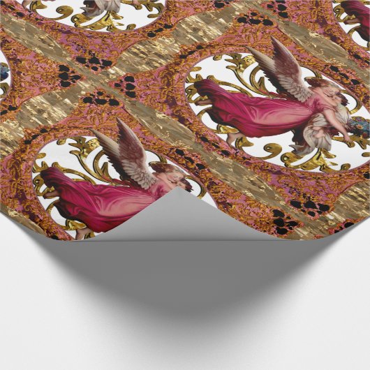 天使の腕の愛と保護 ラッピングペーパー (角)