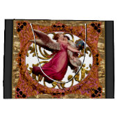 天使の腕の愛と保護 ラージペーパーバッグ (裏面)