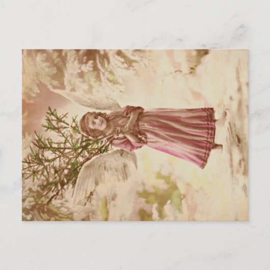 天使の菓子のクリスマス シーズンポストカード (正面)