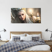 天使の視線 キャンバスプリント (インサイチュ (寝室))