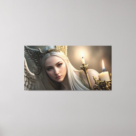 天使の視線 キャンバスプリント (正面)