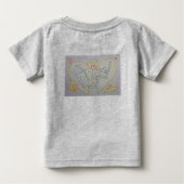 天使の言葉のカスタムアートTシャツ ベビーTシャツ (裏面)