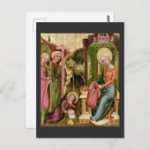 天使の訪問, c.1400-10 byマスタバートラム ポストカード (正面/裏面)