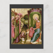 天使の訪問, c.1400-10 byマスタバートラム ポストカード (正面)