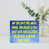 天使の誕生日 ポストカード (スタンド正面)