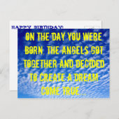 天使の誕生日 ポストカード (正面/裏面)