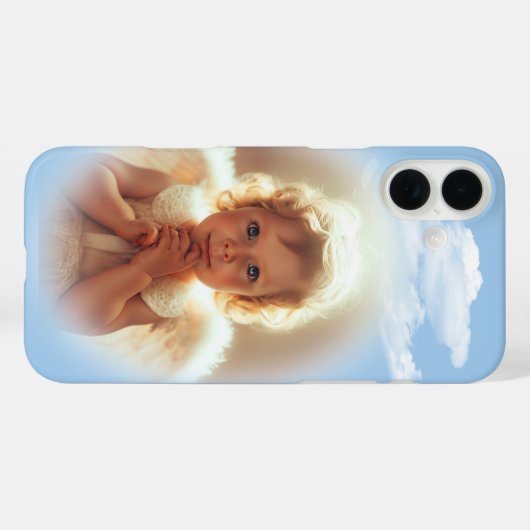 天使の赤ちゃん Case-Mate iPhoneケース (裏面 (横))