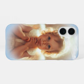 天使の赤ちゃん iPhone 16ケース (裏面横)