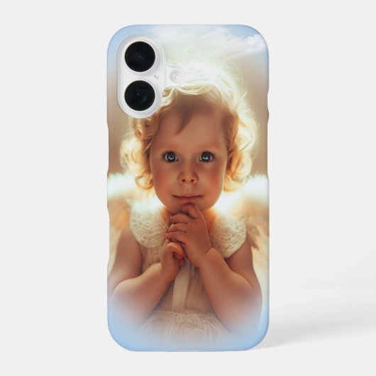 天使の赤ちゃん iPhone 16ケース (裏面)