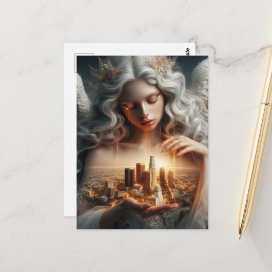 天使の都ゴールデンティアーズ ポストカード (正面/裏面インサイチュ)