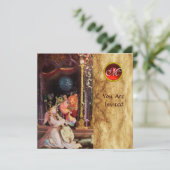 天使の降誕 - クリスマスの魔法のモノグラム 招待状 (スタンド正面)