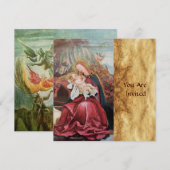 天使の降誕 - クリスマスの魔法 招待状 (正面/裏面)