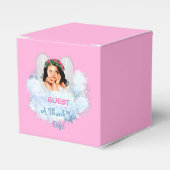 天使の雲6、パーティーの好意ボックス、正方形で フェイバーボックス (正面サイド)