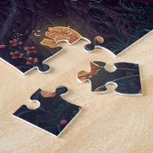 天使の霊祈が聖なる未知の庭にある ジグソーパズル (側面)