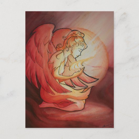 天使の霊 ポストカード (正面)