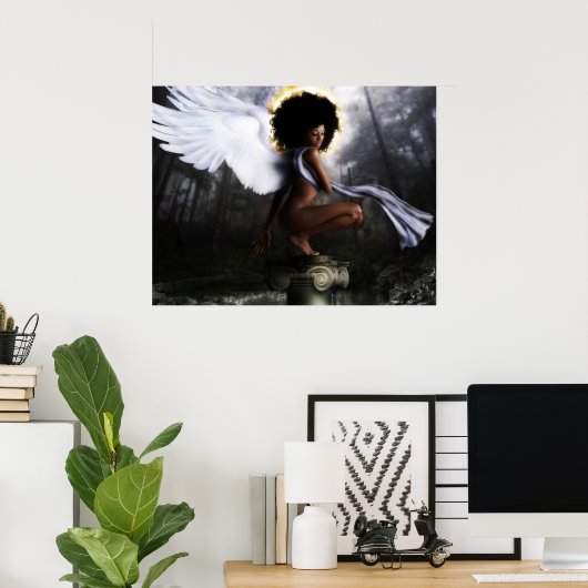 天使の霧 ポスター (ホームオフィス)