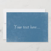 天使の青いハートによっては招待状が飛びます 招待状 (裏面)