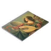 天使の音楽家、メロッツォ・ダ・フォルリ、ルネサンス芸術 ノートブック (左側)