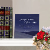 天使の領域からの栄光のクリスマス シーズンカード