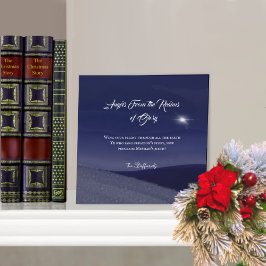 天使の領域からの栄光のクリスマス シーズンカード