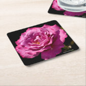 天使の顔のばら色の終わり スクエアペーパーコースター (アングル)