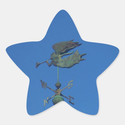 天使の風景画 星シール (正面)