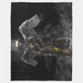 天使の騎士 フリースブランケット (正面)