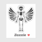 天使の骨格ゴシックのクリスマス シール (シート)