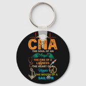 天使の魂を獅子の火の中に持ち込む キーホルダー (正面)