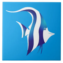 天使の魚のタイル