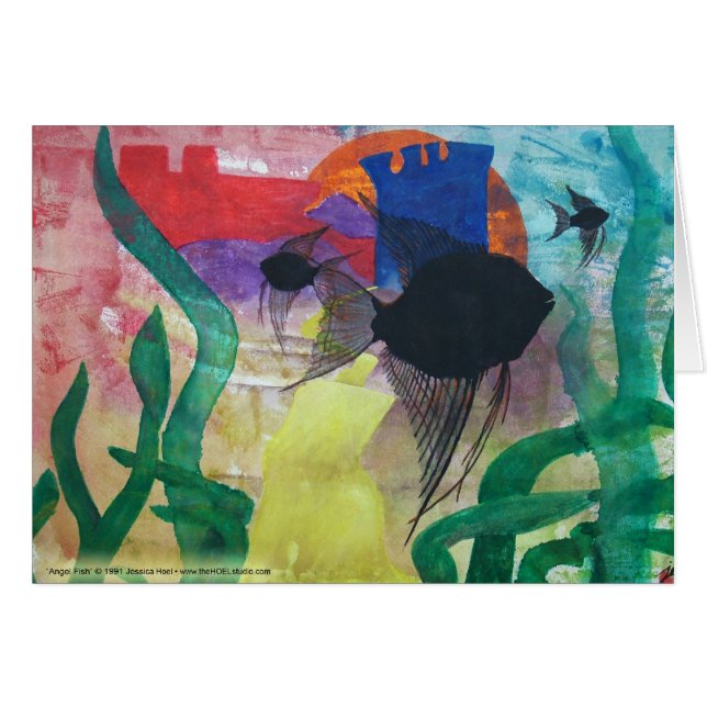 天使の魚カード (正面横)